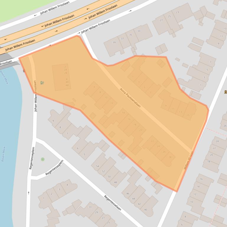 Kaart van postcodegebied 4835LA.