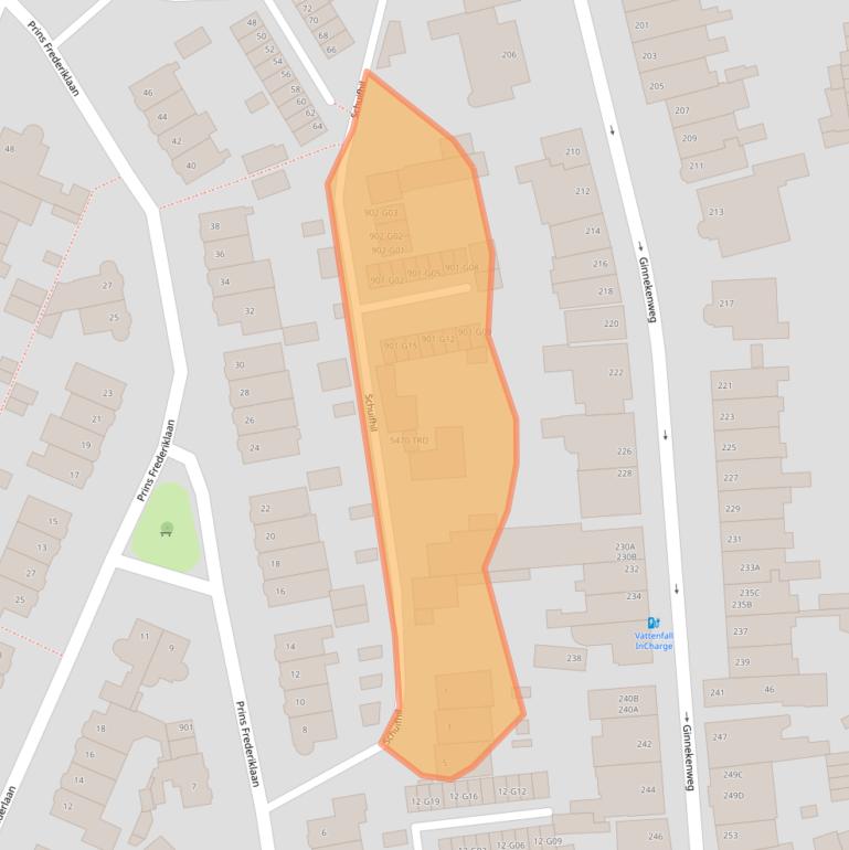 Kaart van postcodegebied 4835LJ.