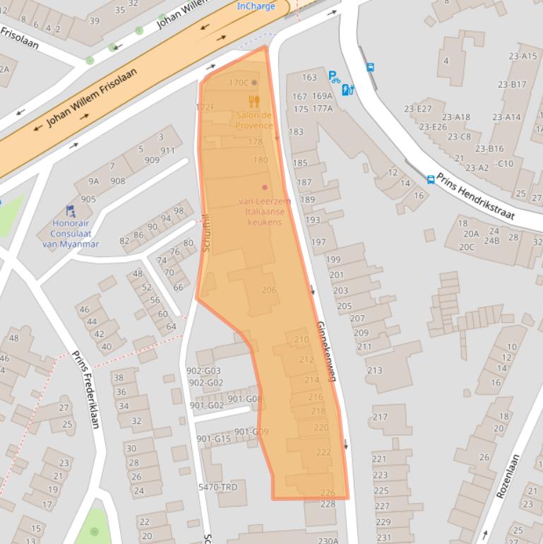 Kaart van postcodegebied 4835NH.