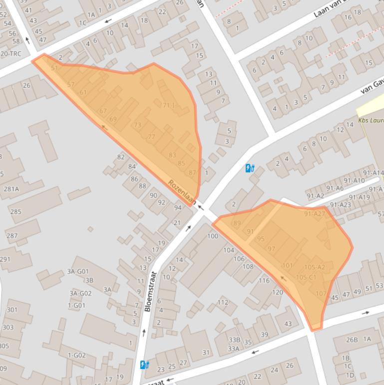 Kaart van postcodegebied 4835PC.