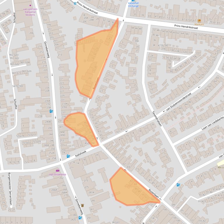 Kaart van postcodegebied 4835PD.