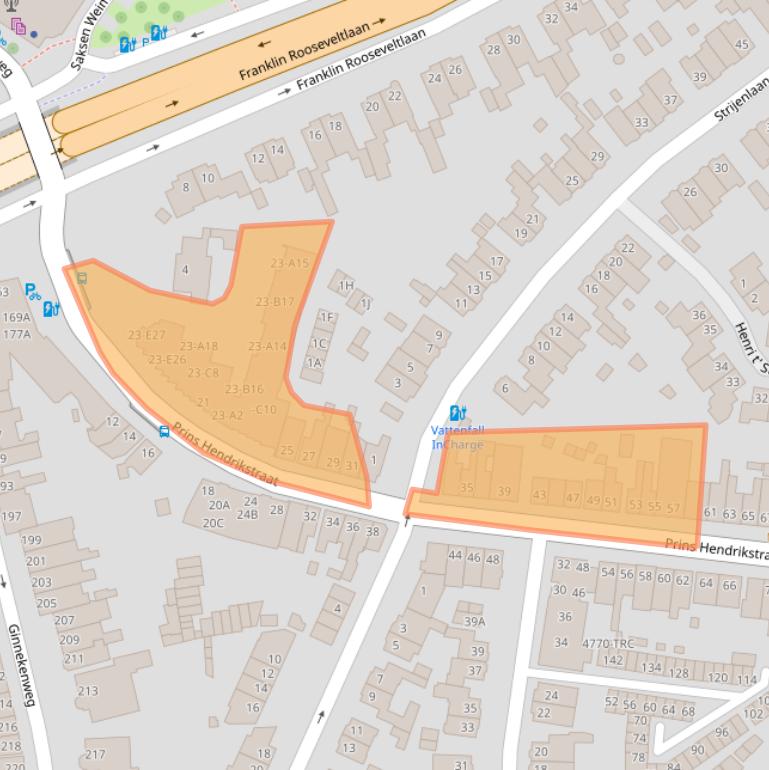 Kaart van postcodegebied 4835PK.