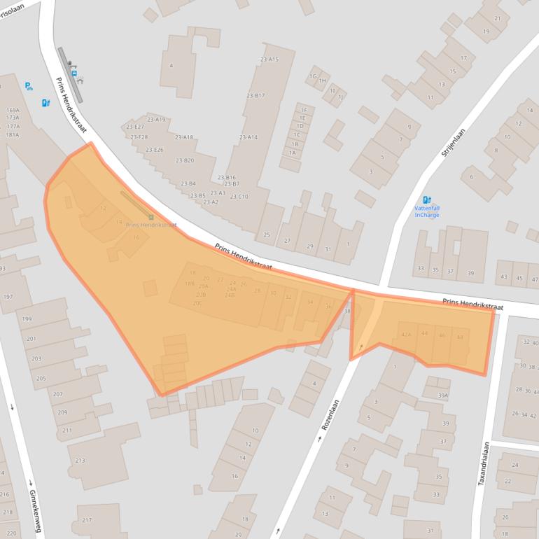 Kaart van postcodegebied 4835PP.