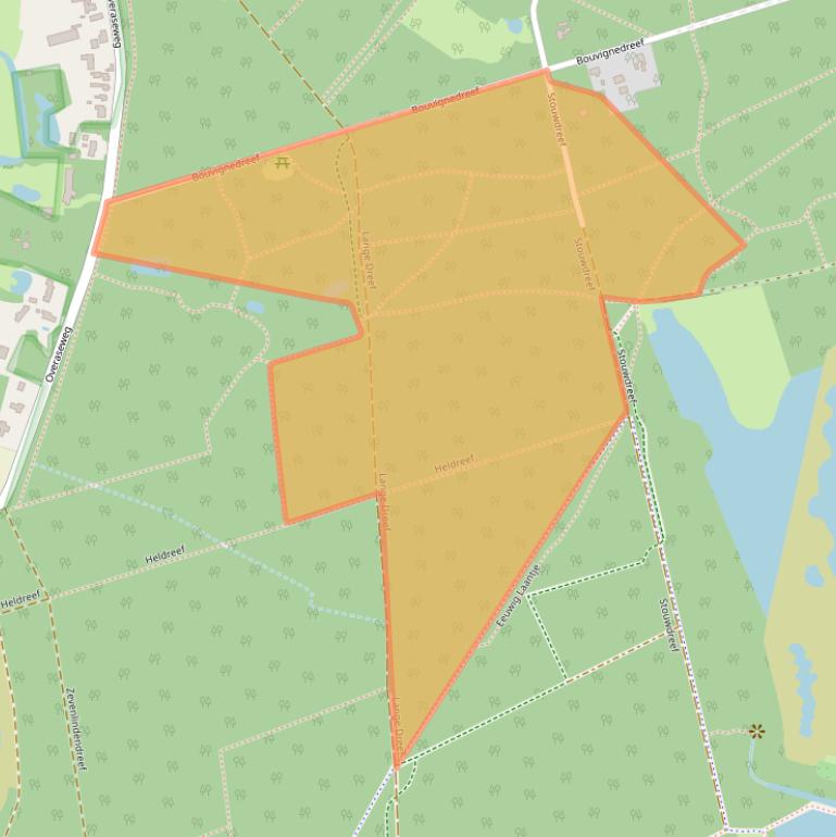 Kaart van postcodegebied 4836AK.