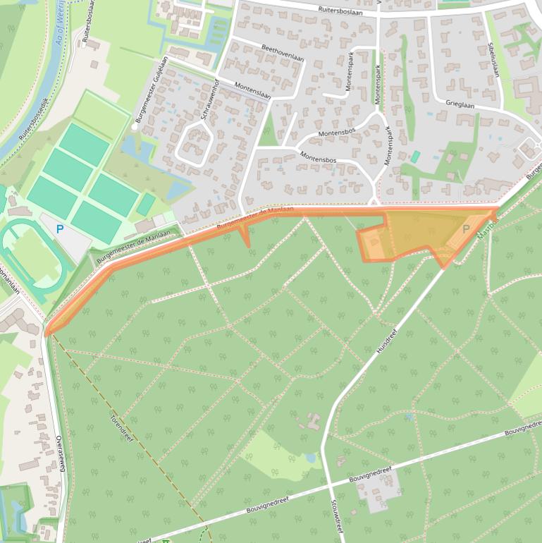 Kaart van postcodegebied 4836AP.