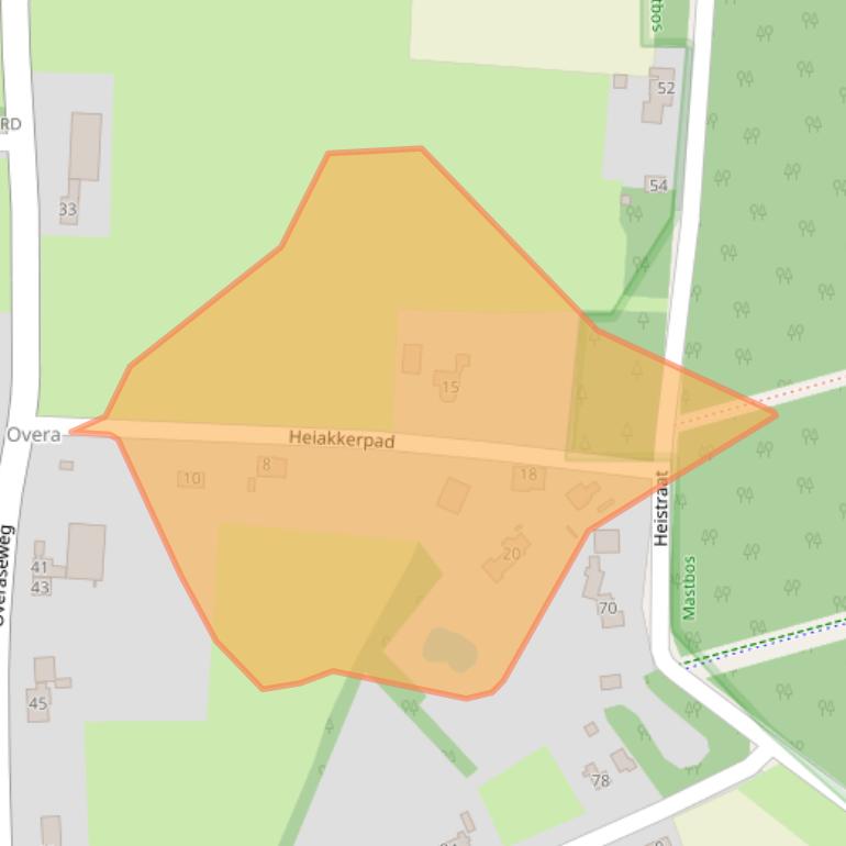 Kaart van postcodegebied 4836BG.