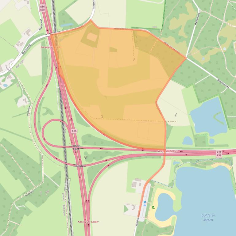 Kaart van postcodegebied 4836BL.