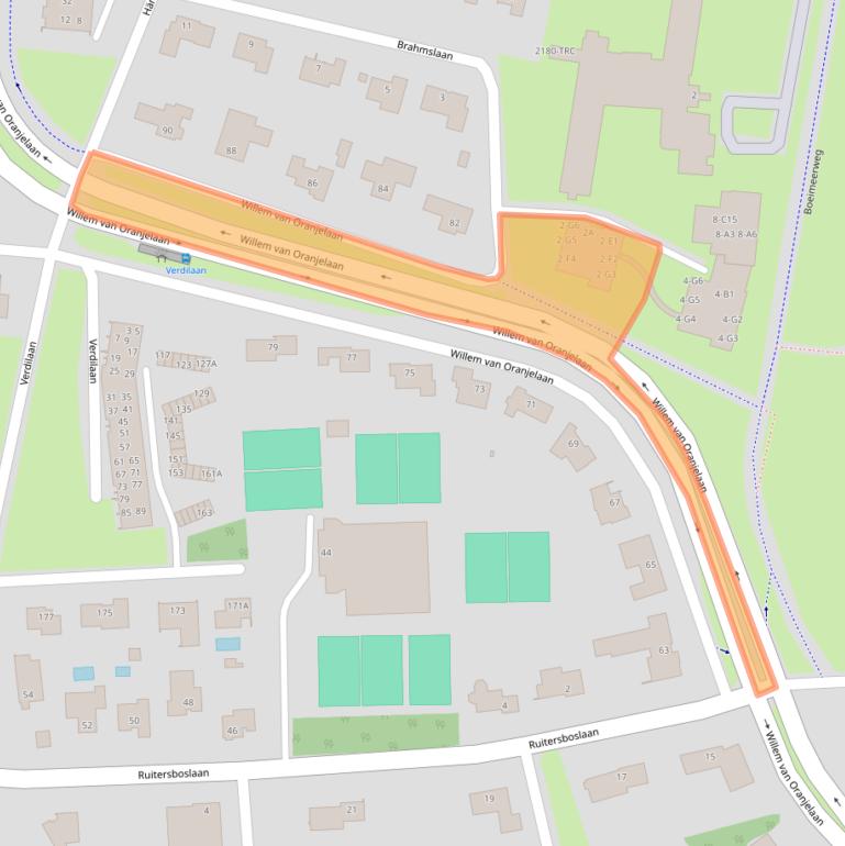 Kaart van postcodegebied 4837AE.