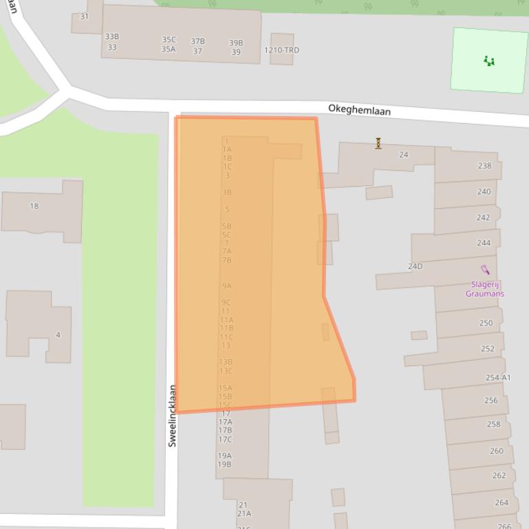 Kaart van postcodegebied 4837BA.