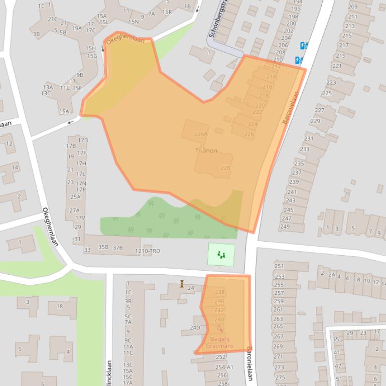 Kaart van postcodegebied 4837BG.