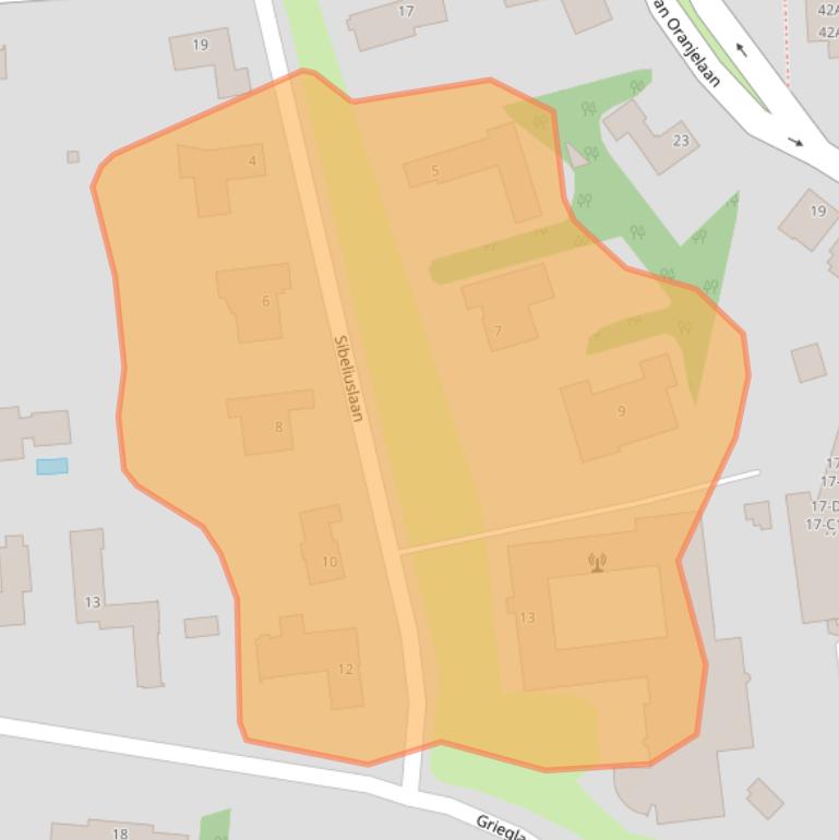 Kaart van postcodegebied 4837CA.