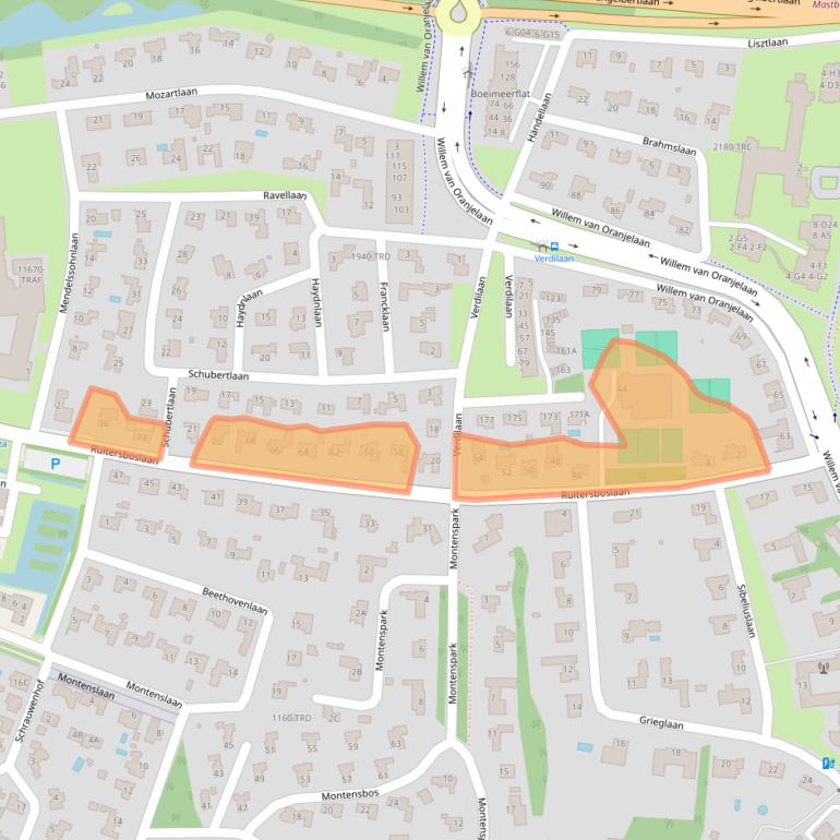 Kaart van postcodegebied 4837CK.
