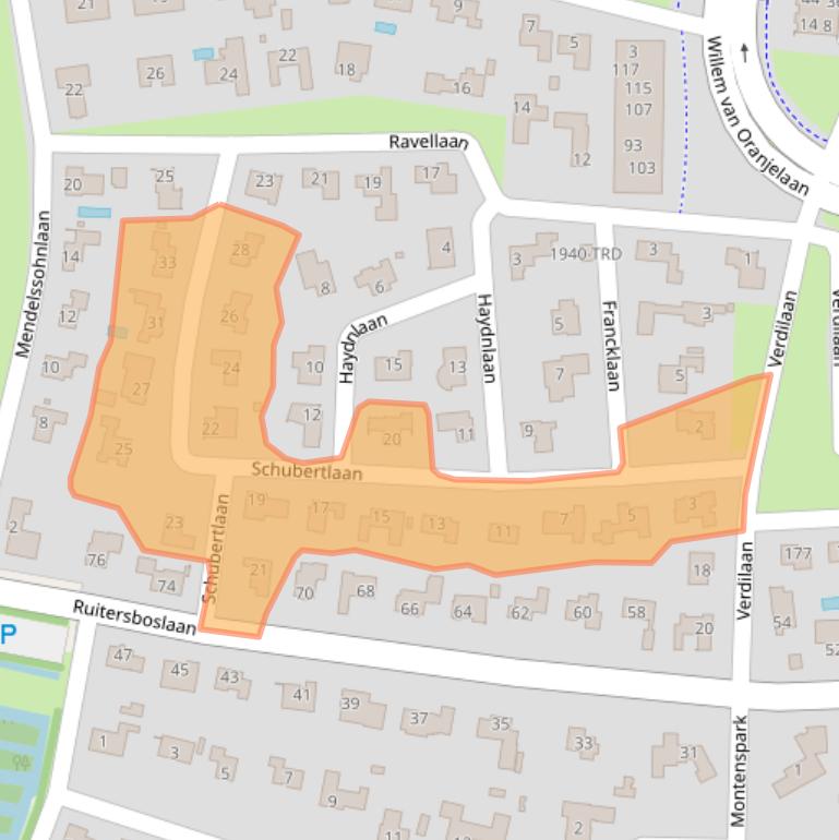 Kaart van postcodegebied 4837CP.