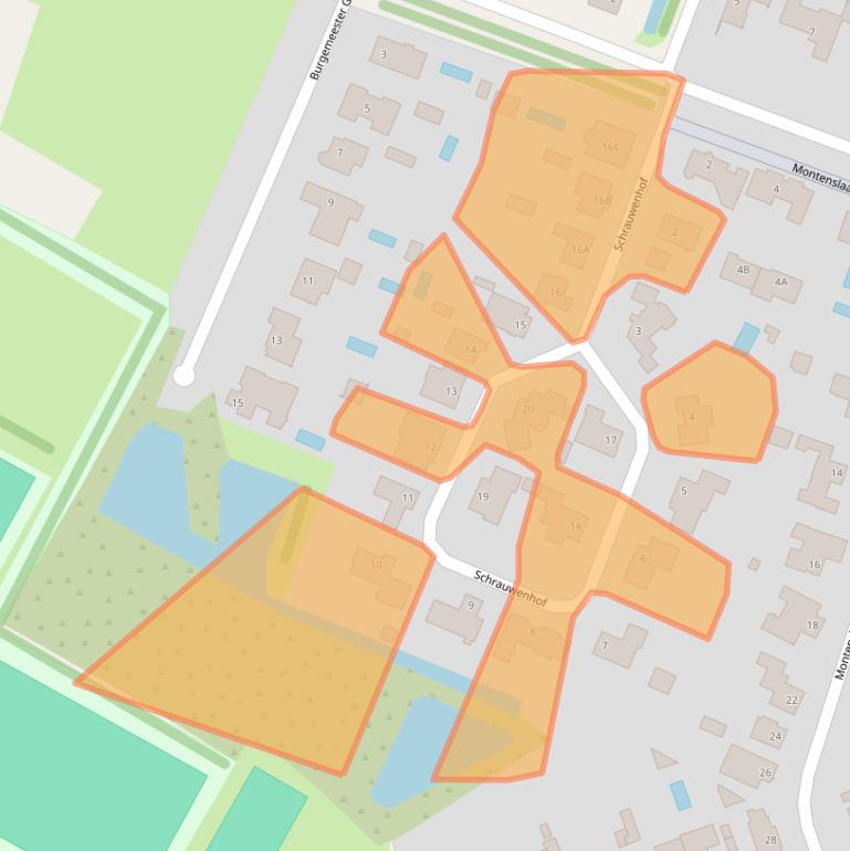 Kaart van postcodegebied 4837CX.