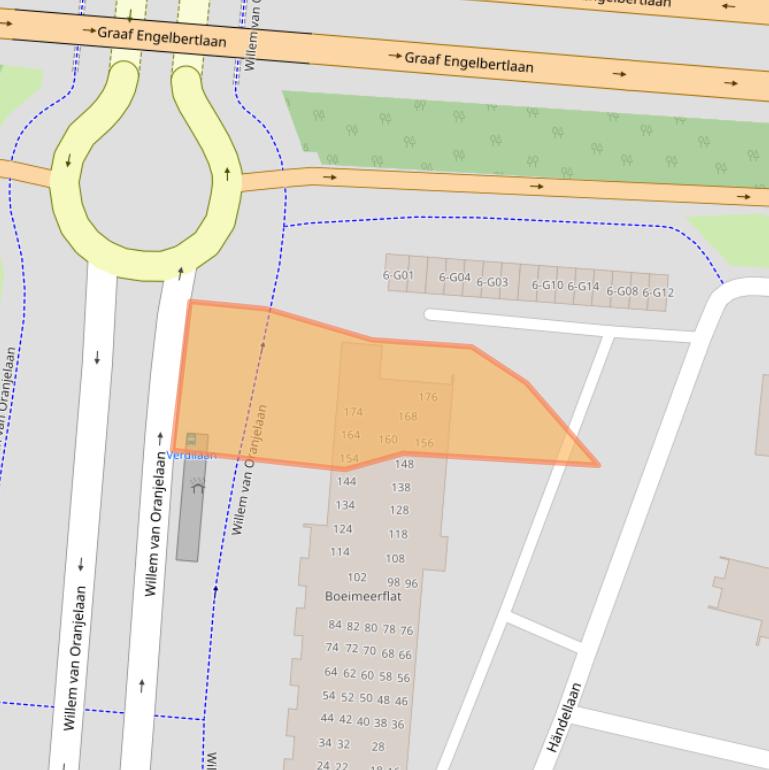 Kaart van postcodegebied 4837ED.