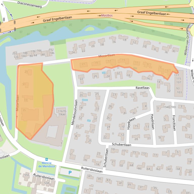 Kaart van postcodegebied 4837EH.