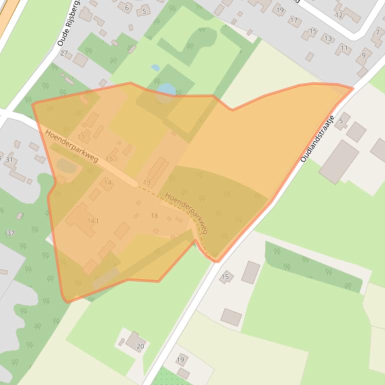 Kaart van postcodegebied 4838BK.