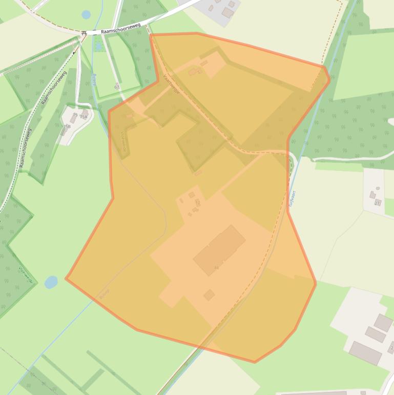 Kaart van postcodegebied 4838EP.