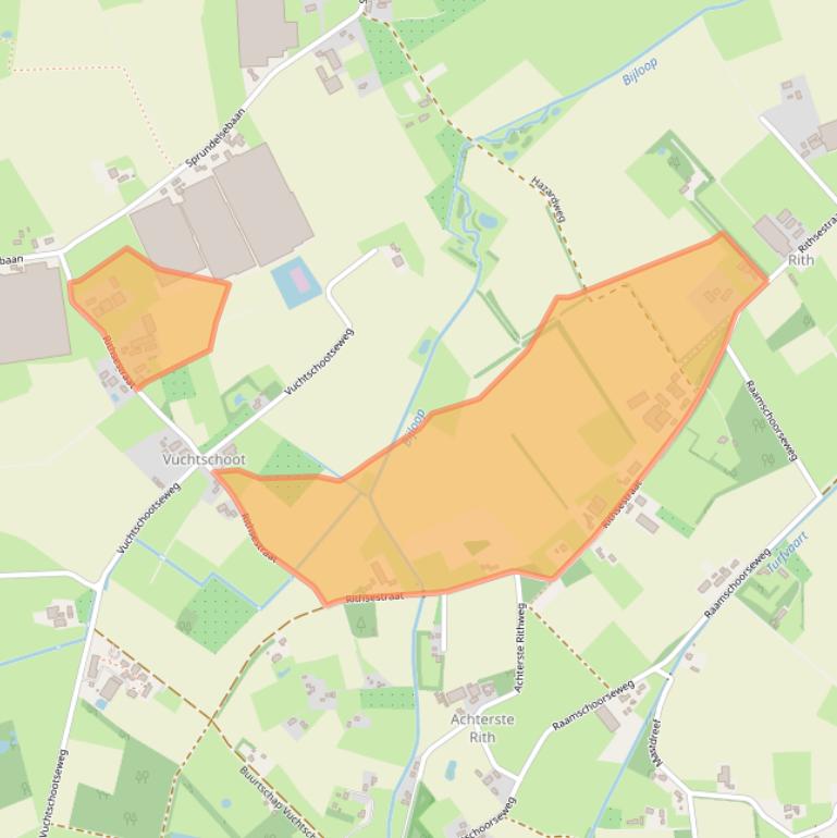 Kaart van postcodegebied 4838GD.