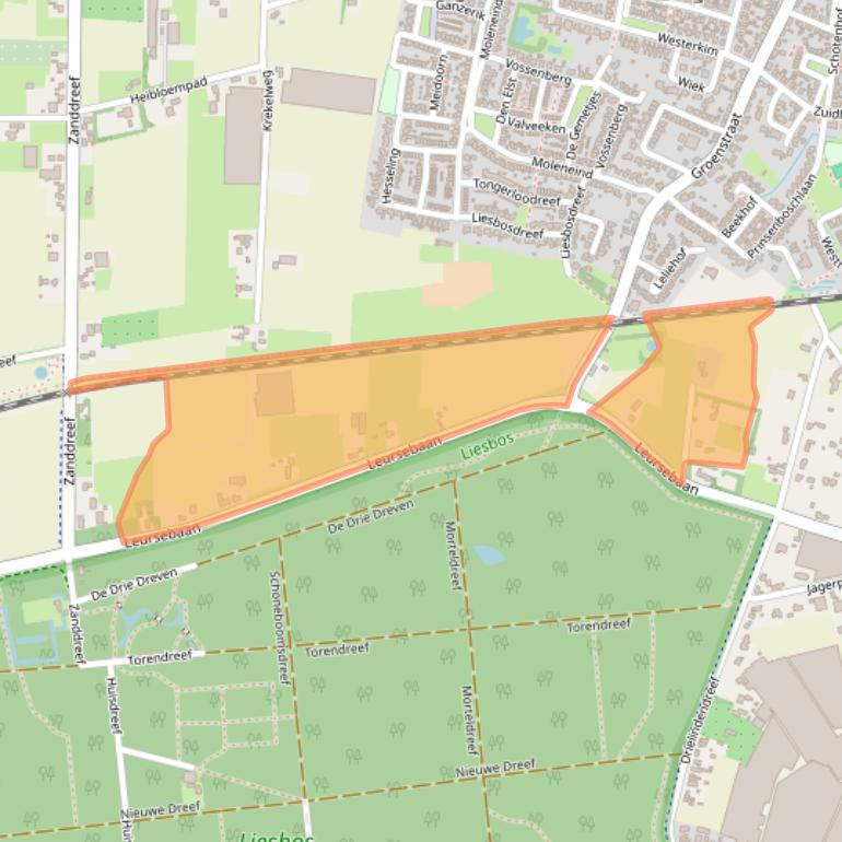 Kaart van postcodegebied 4839AP.