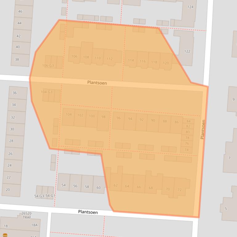Kaart van postcodegebied 4841AX.