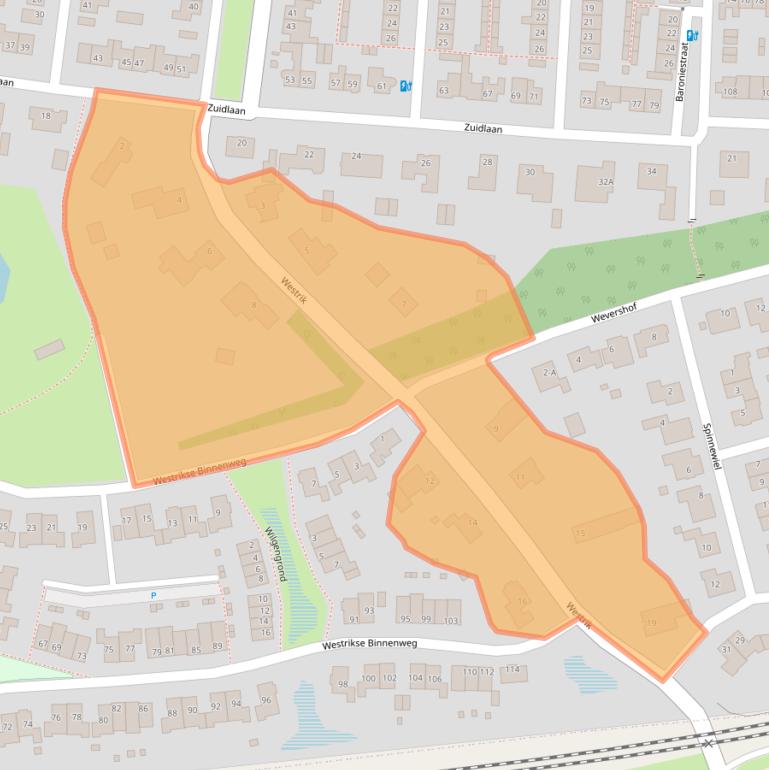 Kaart van postcodegebied 4841BM.