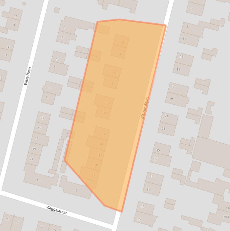 Kaart van postcodegebied 4841BV.