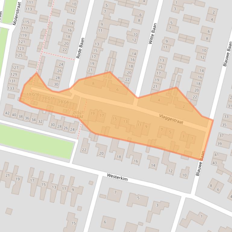 Kaart van postcodegebied 4841BW.