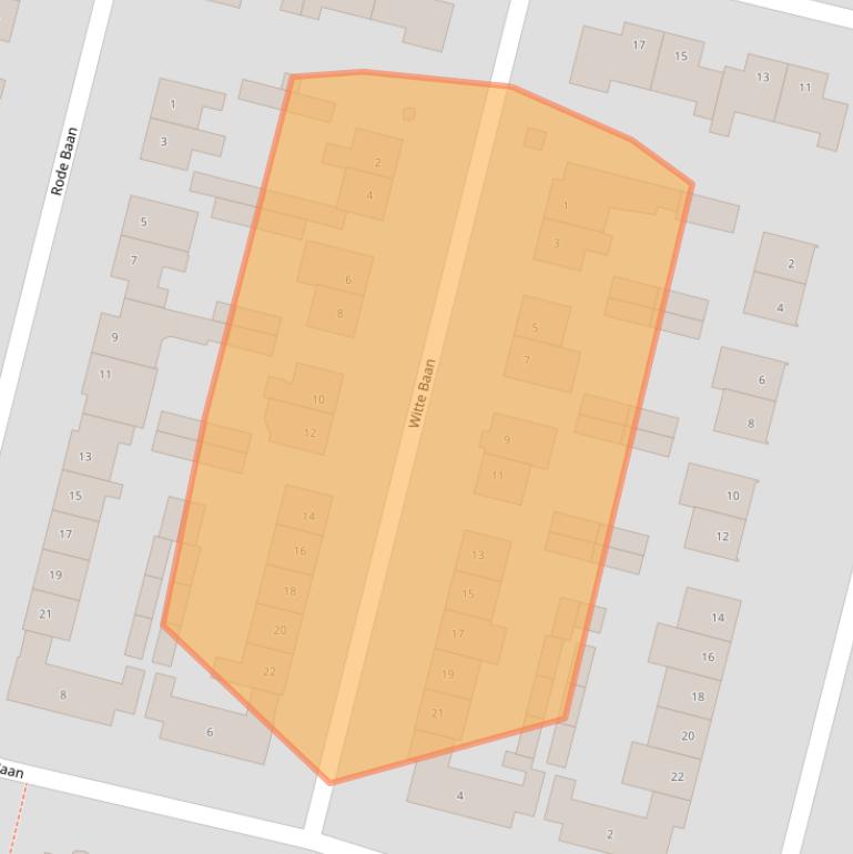 Kaart van postcodegebied 4841BX.