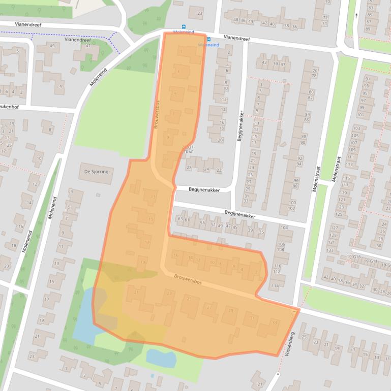 Kaart van postcodegebied 4841CH.