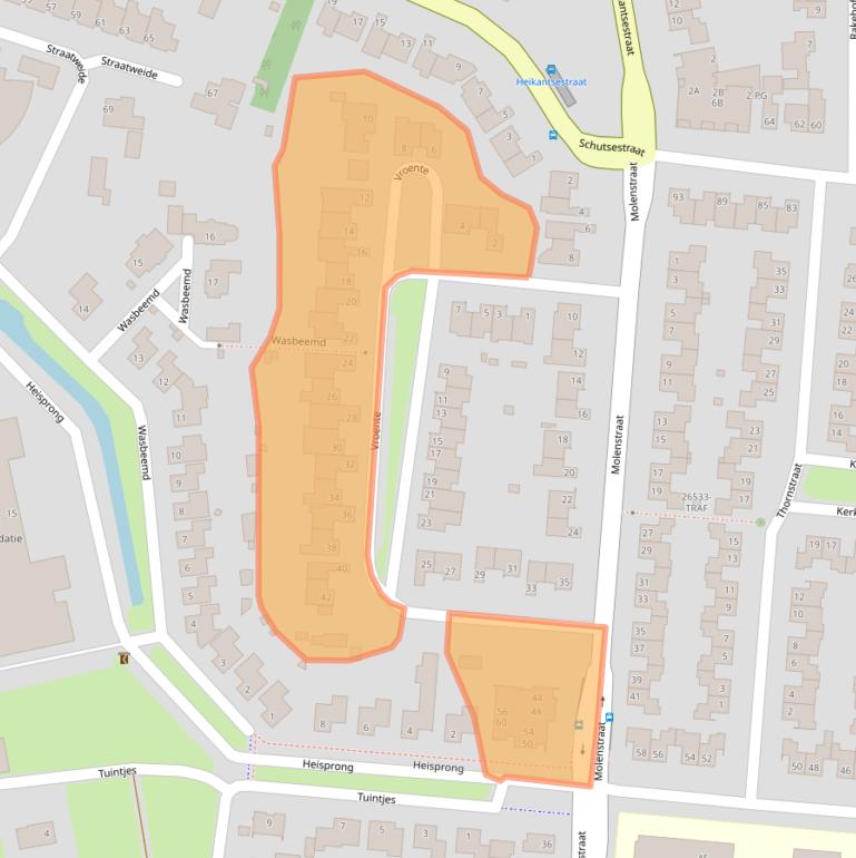 Kaart van postcodegebied 4841CV.