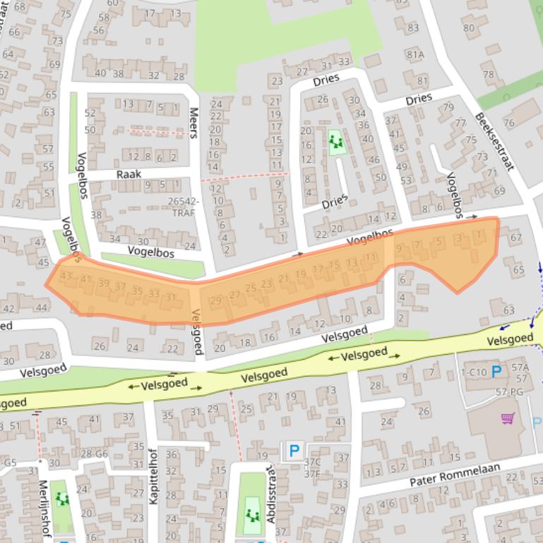 Kaart van postcodegebied 4841EM.