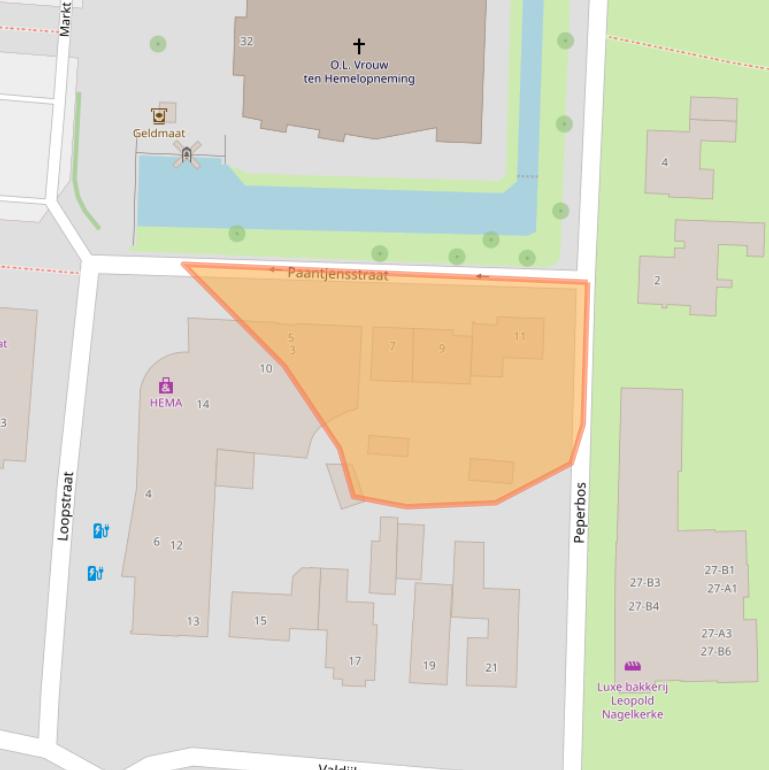 Kaart van postcodegebied 4841GK.