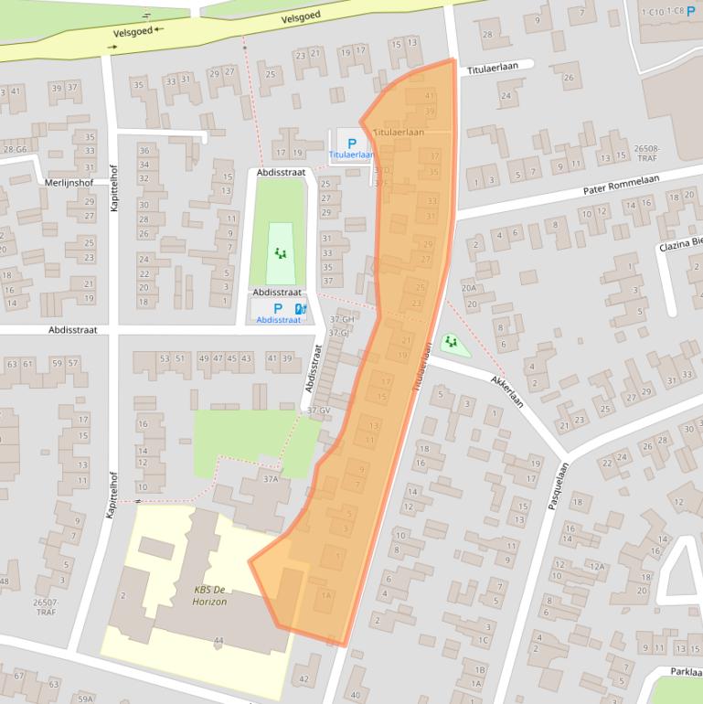 Kaart van postcodegebied 4841GS.