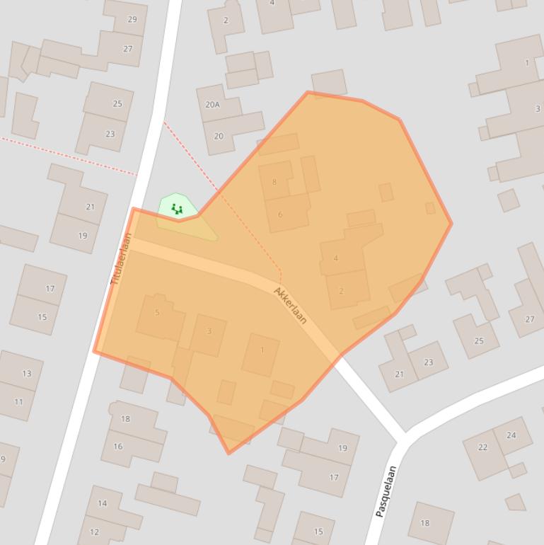 Kaart van postcodegebied 4841GV.