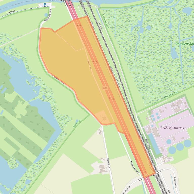 Kaart van postcodegebied 4841KA.