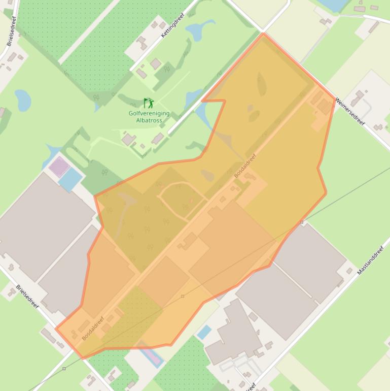 Kaart van postcodegebied 4841KH.