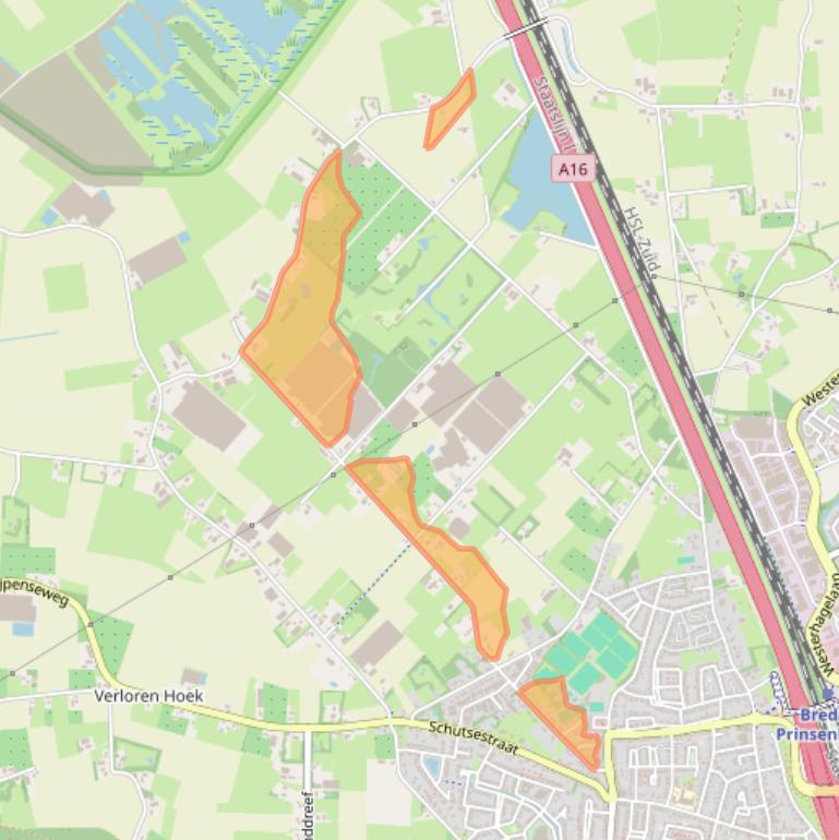 Kaart van postcodegebied 4841KS.