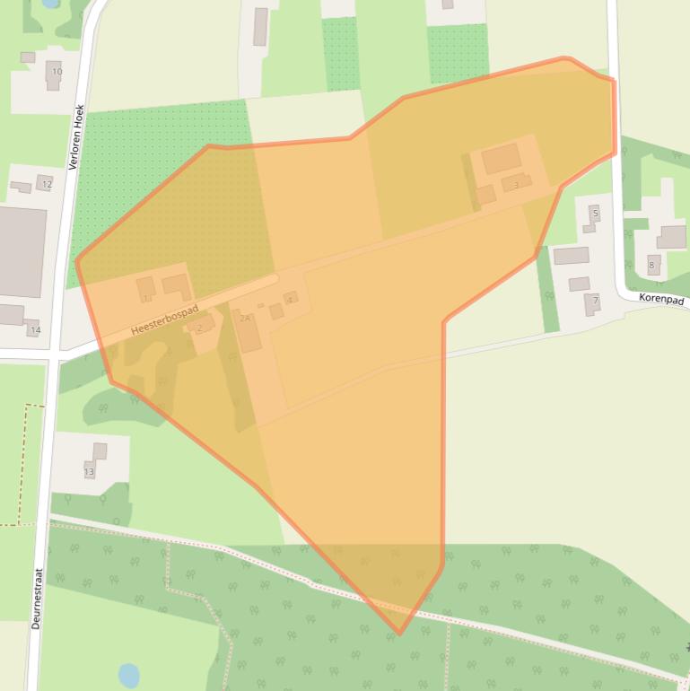 Kaart van postcodegebied 4841LZ.