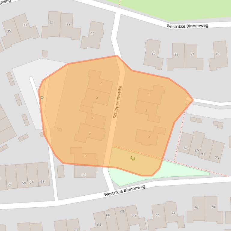 Kaart van postcodegebied 4841MD.