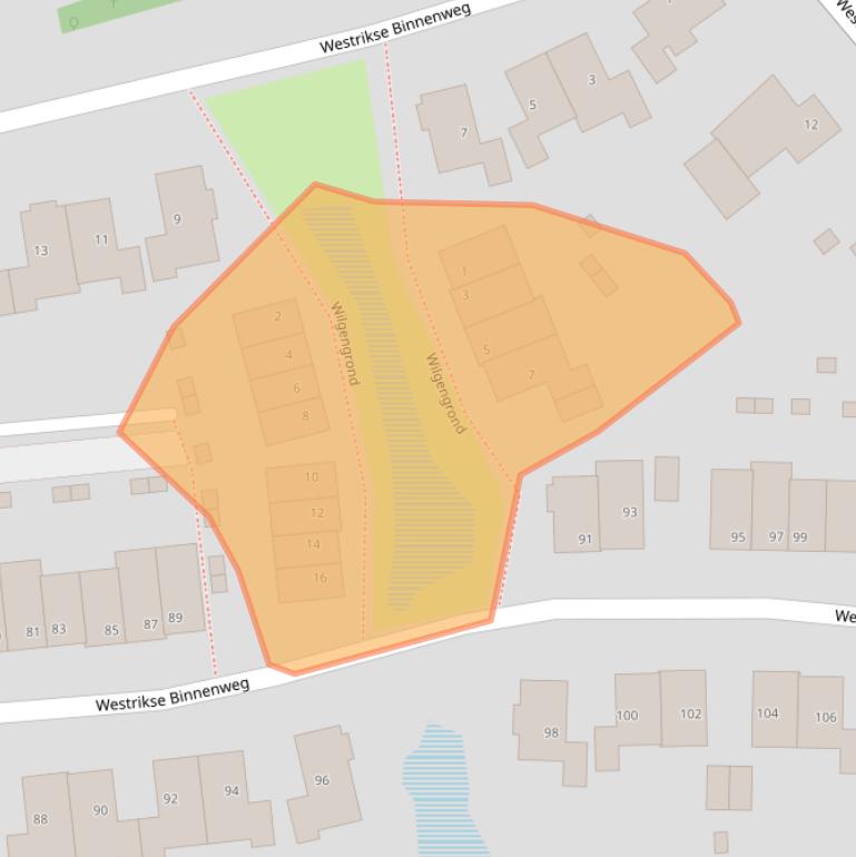 Kaart van postcodegebied 4841ME.