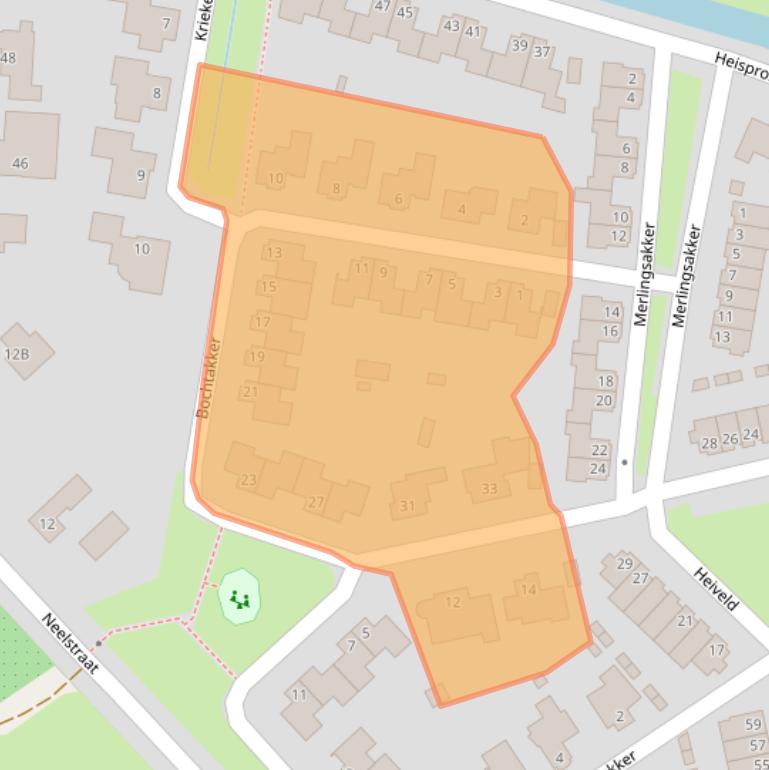 Kaart van postcodegebied 4841NG.