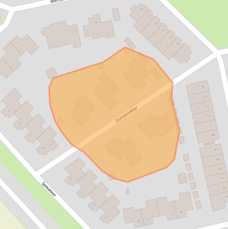 Kaart van postcodegebied 4841NJ.