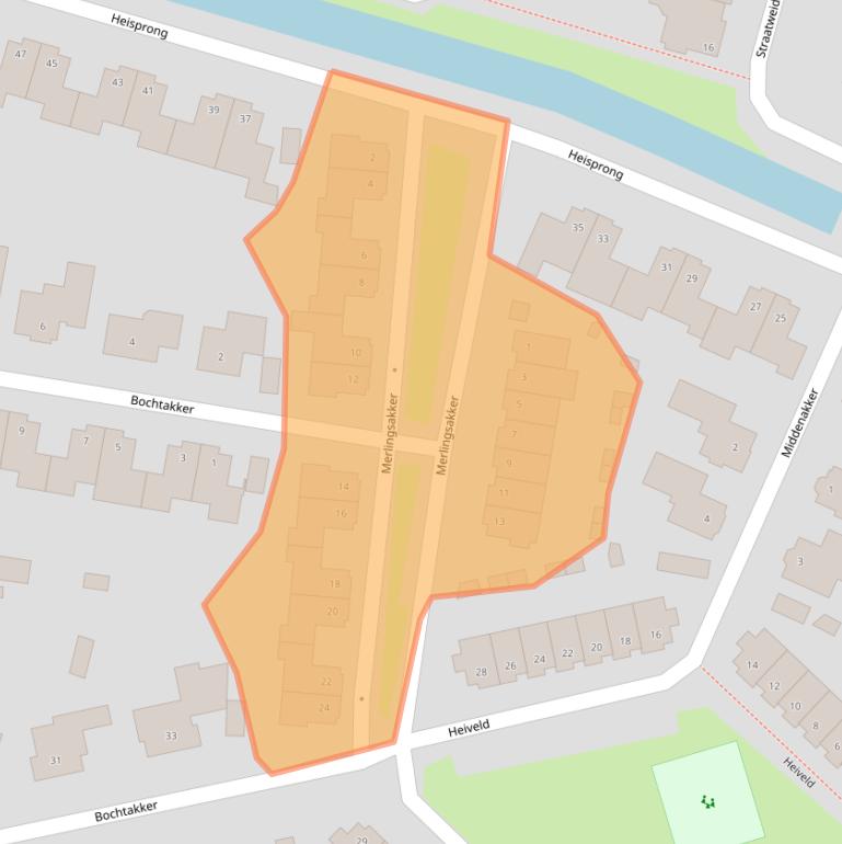 Kaart van postcodegebied 4841NK.