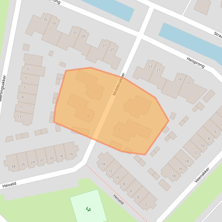 Kaart van postcodegebied 4841NM.