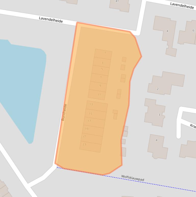 Kaart van postcodegebied 4841NR.