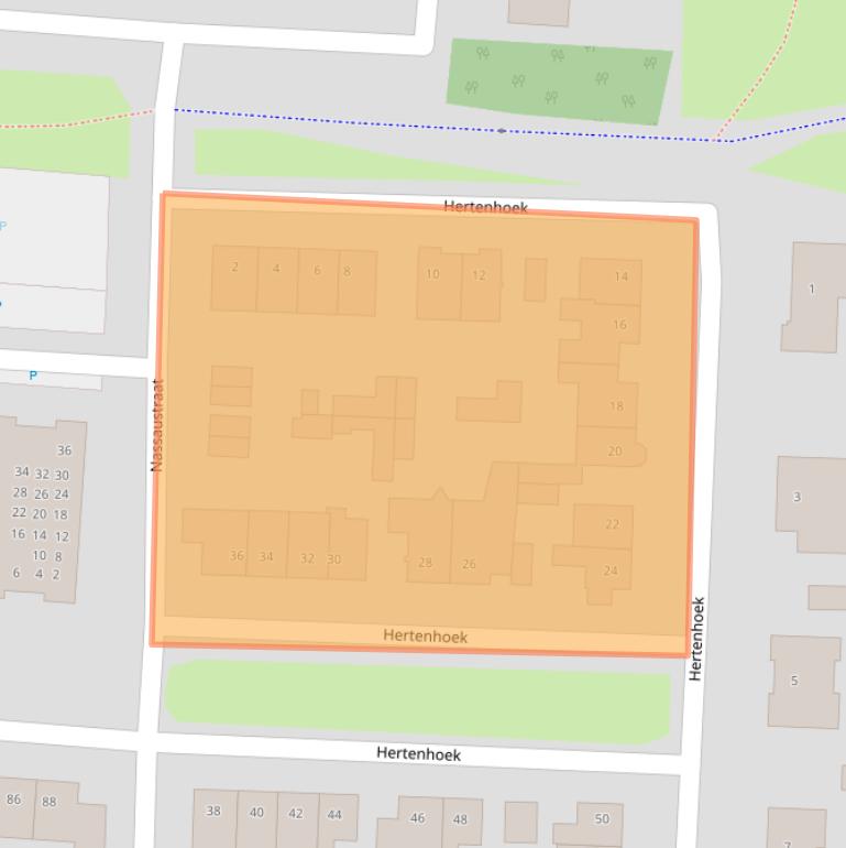 Kaart van postcodegebied 4841SM.