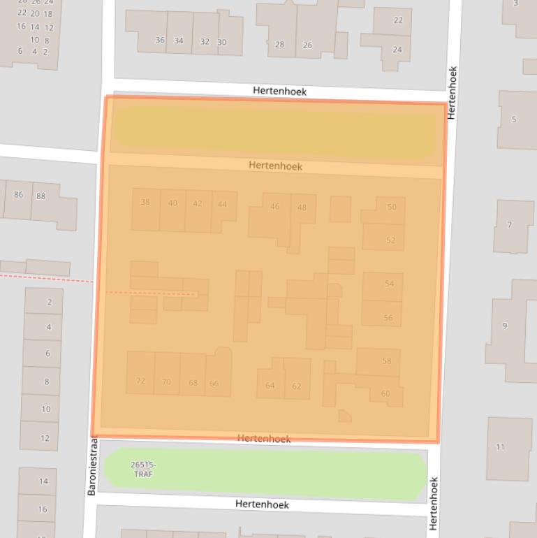 Kaart van postcodegebied 4841SN.