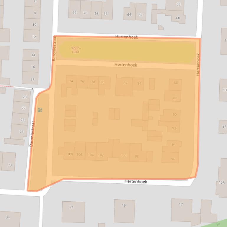 Kaart van postcodegebied 4841SP.