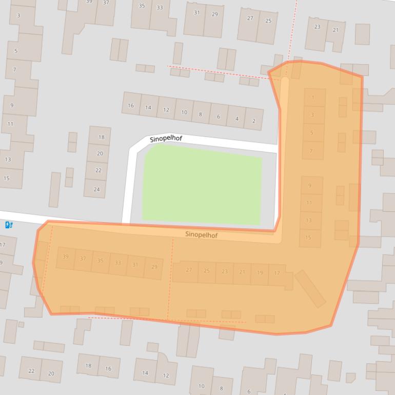 Kaart van postcodegebied 4841VN.